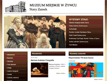 Tablet Screenshot of muzeum-zywiec.pl
